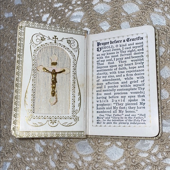 Other - Vintage 1936 Religious Prayer Book with Communion Illustration.